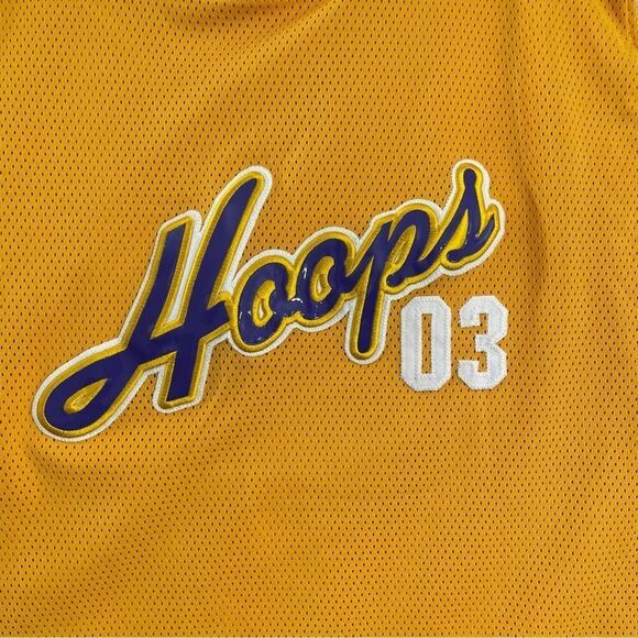 VTG Steve & Barry's Jersey Men M Gold Purple Hoops 03 Y2K Sleeveless Basketball - Picture 2 of 10